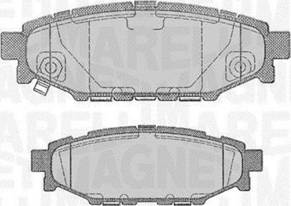 Magneti Marelli 363916060700 - Kit pastiglie freno, Freno a disco autozon.pro