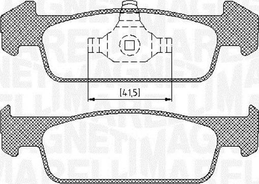 Magneti Marelli 363916060718 - Kit pastiglie freno, Freno a disco autozon.pro