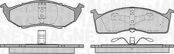 Magneti Marelli 363916060785 - Kit pastiglie freno, Freno a disco autozon.pro