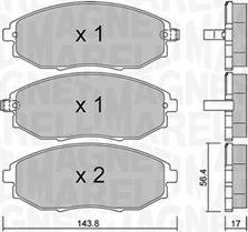 Magneti Marelli 363916061057 - Kit pastiglie freno, Freno a disco autozon.pro