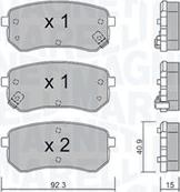 Magneti Marelli 363916061004 - Kit pastiglie freno, Freno a disco autozon.pro