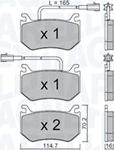 Magneti Marelli 363916061196 - Kit pastiglie freno, Freno a disco autozon.pro