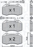 Magneti Marelli 363916061157 - Kit pastiglie freno, Freno a disco autozon.pro