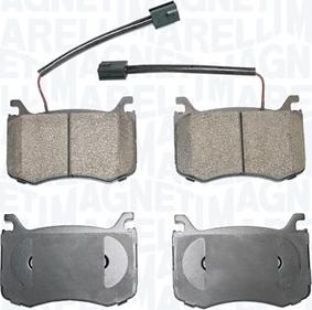 Magneti Marelli 363916061108 - Kit pastiglie freno, Freno a disco autozon.pro