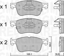 Magneti Marelli 363916061216 - Kit pastiglie freno, Freno a disco autozon.pro