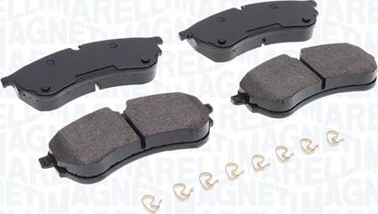 Magneti Marelli 363916061231 - Kit pastiglie freno, Freno a disco autozon.pro