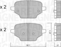 Magneti Marelli 363916061220 - Kit pastiglie freno, Freno a disco autozon.pro