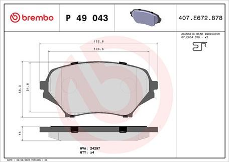 Magneti Marelli 363700449043 - Kit pastiglie freno, Freno a disco autozon.pro