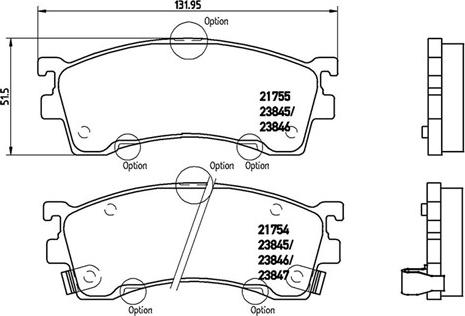 Magneti Marelli 363700449023 - Kit pastiglie freno, Freno a disco autozon.pro