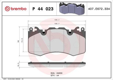 Magneti Marelli 363700444023 - Kit pastiglie freno, Freno a disco autozon.pro