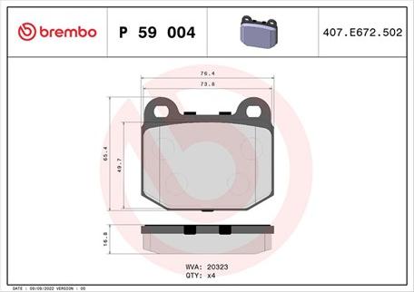 Magneti Marelli 363700459004 - Kit pastiglie freno, Freno a disco autozon.pro