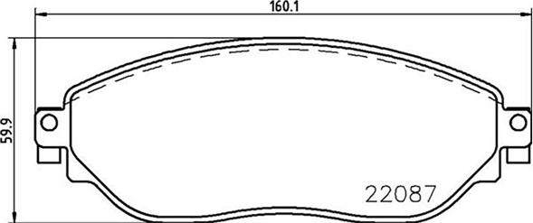 Magneti Marelli 363700459082 - Kit pastiglie freno, Freno a disco autozon.pro