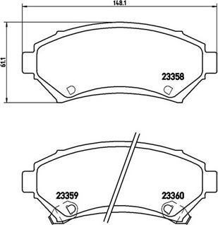 BENDIX 573063 - Kit pastiglie freno, Freno a disco autozon.pro