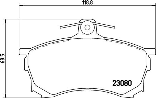 Magneti Marelli 363700454021 - Kit pastiglie freno, Freno a disco autozon.pro