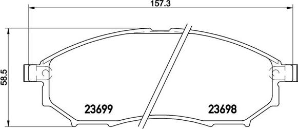 Magneti Marelli 363700456094 - Kit pastiglie freno, Freno a disco autozon.pro