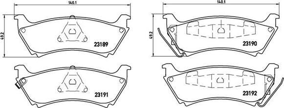 Magneti Marelli 363700450040 - Kit pastiglie freno, Freno a disco autozon.pro