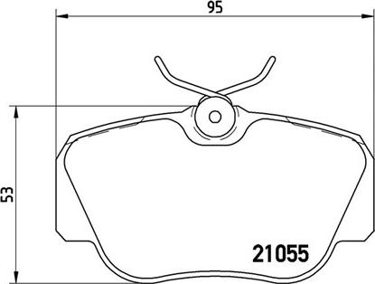 Magneti Marelli 363700450011 - Kit pastiglie freno, Freno a disco autozon.pro