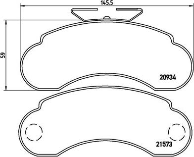 Magneti Marelli 363700450021 - Kit pastiglie freno, Freno a disco autozon.pro