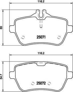 Magneti Marelli 363700450103 - Kit pastiglie freno, Freno a disco autozon.pro