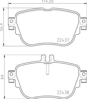 Magneti Marelli 363700450136 - Kit pastiglie freno, Freno a disco autozon.pro