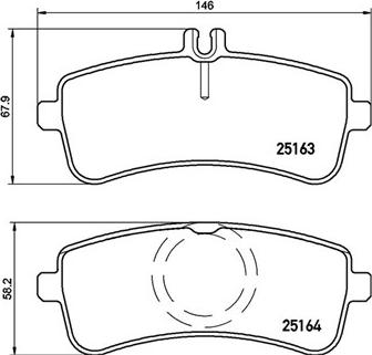 Magneti Marelli 363700450125 - Kit pastiglie freno, Freno a disco autozon.pro