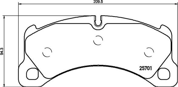 Magneti Marelli 363700465033 - Kit pastiglie freno, Freno a disco autozon.pro