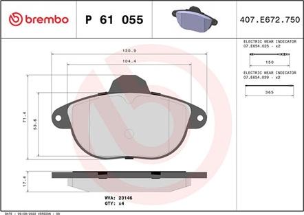 Magneti Marelli 363700461055 - Kit pastiglie freno, Freno a disco autozon.pro