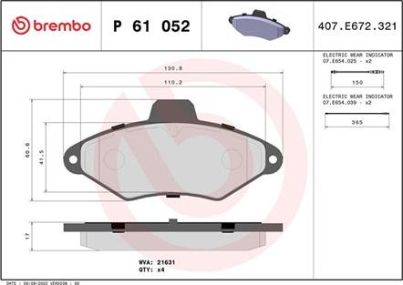 Magneti Marelli 363700461052 - Kit pastiglie freno, Freno a disco autozon.pro