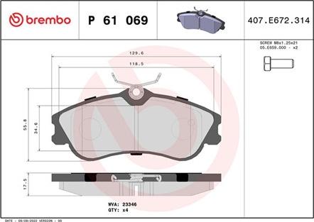 Magneti Marelli 363700461069 - Kit pastiglie freno, Freno a disco autozon.pro