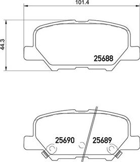 Magneti Marelli 363700461111 - Kit pastiglie freno, Freno a disco autozon.pro