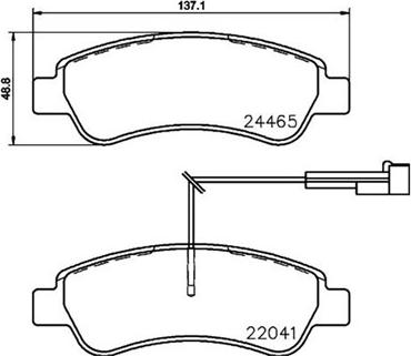 Magneti Marelli 363700461125 - Kit pastiglie freno, Freno a disco autozon.pro