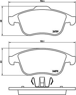 Magneti Marelli 363700468045 - Kit pastiglie freno, Freno a disco autozon.pro