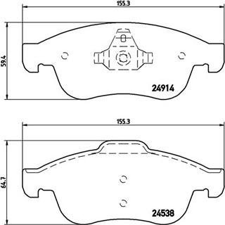 Magneti Marelli 363700468050 - Kit pastiglie freno, Freno a disco autozon.pro