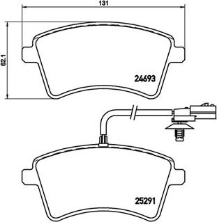 Magneti Marelli 363700468058 - Kit pastiglie freno, Freno a disco autozon.pro