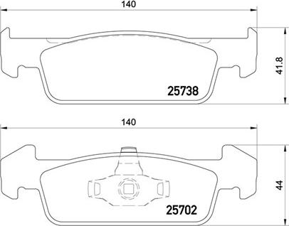 Magneti Marelli 363700468060 - Kit pastiglie freno, Freno a disco autozon.pro