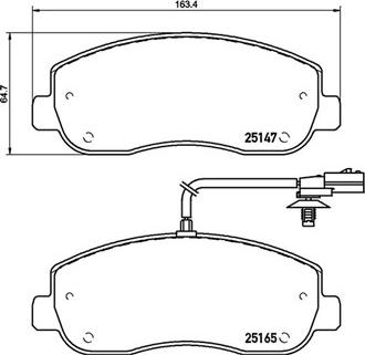 Magneti Marelli 363700468062 - Kit pastiglie freno, Freno a disco autozon.pro