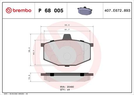 Magneti Marelli 363700468005 - Kit pastiglie freno, Freno a disco autozon.pro