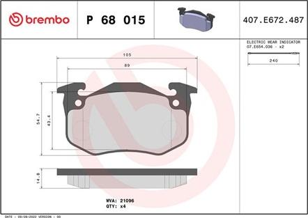 Magneti Marelli 363700468015 - Kit pastiglie freno, Freno a disco autozon.pro