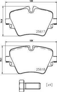 Magneti Marelli 363700406093 - Kit pastiglie freno, Freno a disco autozon.pro