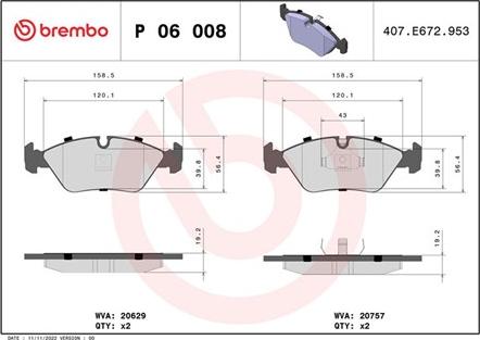 Magneti Marelli 363700406008 - Kit pastiglie freno, Freno a disco autozon.pro