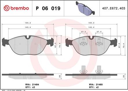 Magneti Marelli 363700406019 - Kit pastiglie freno, Freno a disco autozon.pro