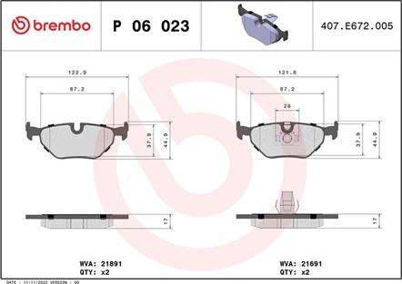 Magneti Marelli 363700406023 - Kit pastiglie freno, Freno a disco autozon.pro