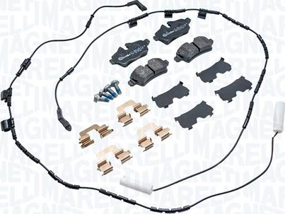 Magneti Marelli 363700406103 - Kit pastiglie freno, Freno a disco autozon.pro