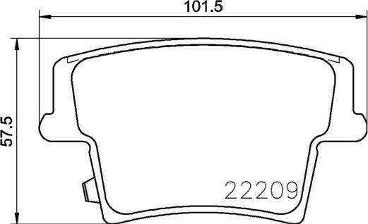 Magneti Marelli 363700202457 - Kit pastiglie freno, Freno a disco autozon.pro