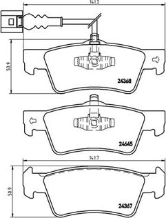 Magneti Marelli 363700485091 - Kit pastiglie freno, Freno a disco autozon.pro