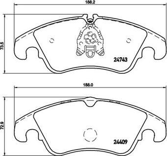 Magneti Marelli 363700485098 - Kit pastiglie freno, Freno a disco autozon.pro