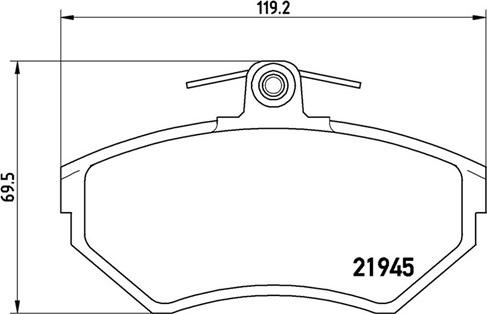 Magneti Marelli 363700485042 - Kit pastiglie freno, Freno a disco autozon.pro