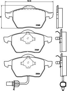 Magneti Marelli 363700485060 - Kit pastiglie freno, Freno a disco autozon.pro