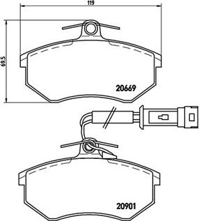 Magneti Marelli 363700485016 - Kit pastiglie freno, Freno a disco autozon.pro