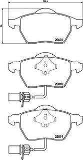 Magneti Marelli 363700485085 - Kit pastiglie freno, Freno a disco autozon.pro